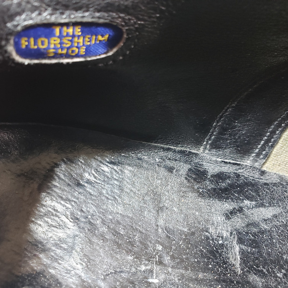 Florsheim Shoes Mens Wing Tip Brogue Sz 12 3E - Picture 6 of 8